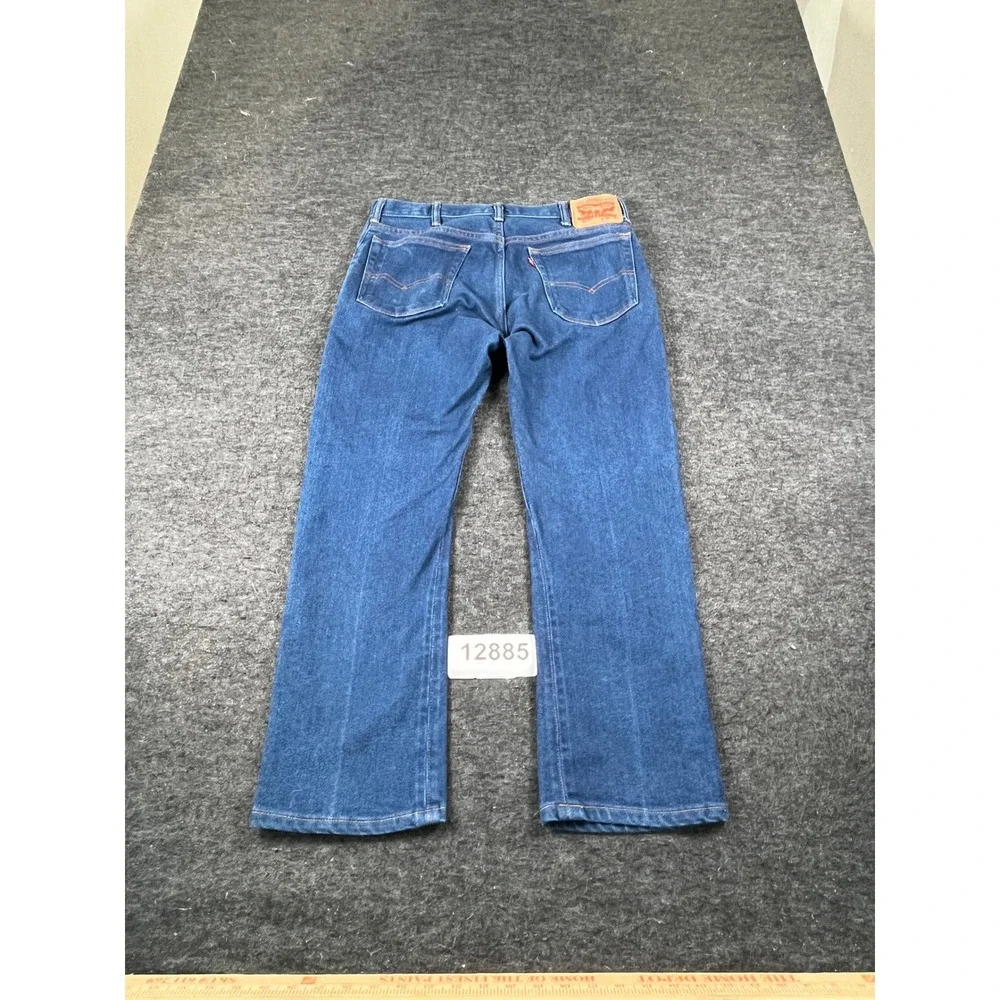 Levi's 517 Straight Leg Jeans Mens 34X30 Blue Denim Regular Zip Fly Streetwear